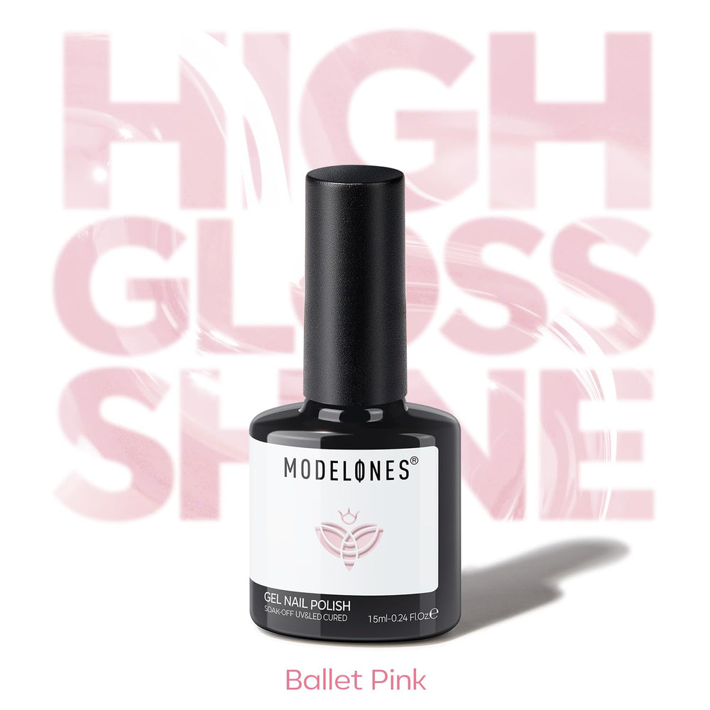 Modelones salón de uñas con rosa bebé para manicura profesional.