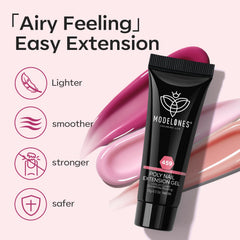 Solución deslizante Modelones 15 ml para dar forma al poligel.