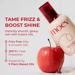 MOEV Annurcatin: protección contra calor de 392°F para cabello protegido.