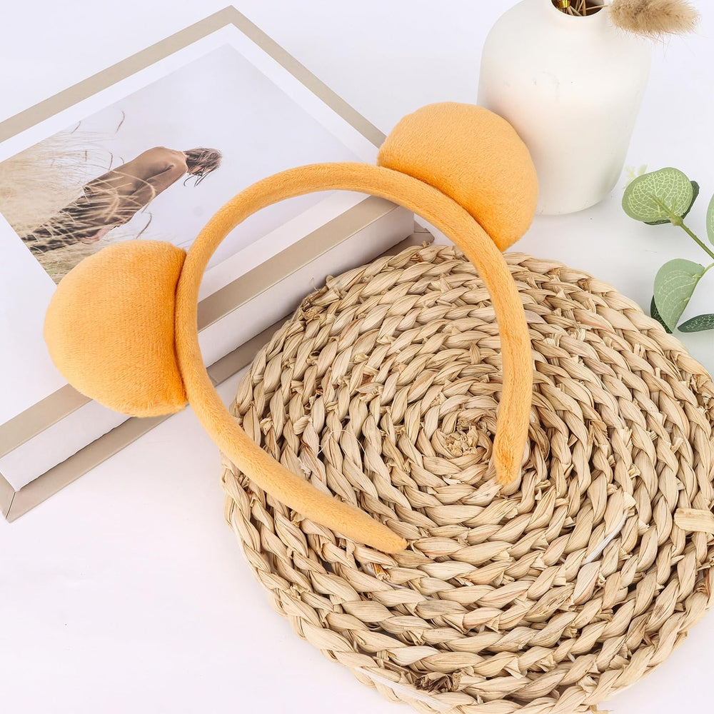 Moikolok diadema oso amarillo ideal para disfraces