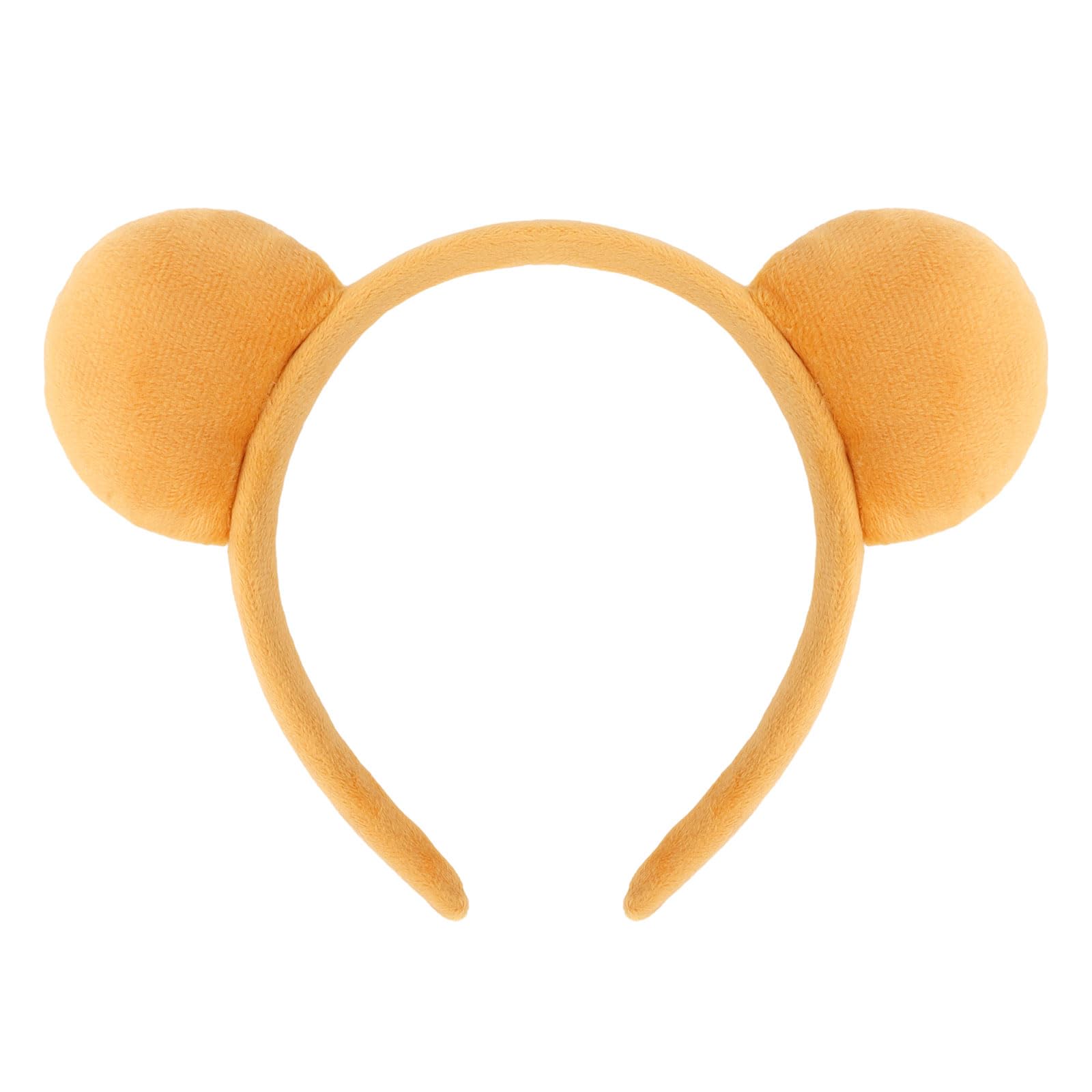 Diadema oso amarillo de Moikolok frente para un look divertido y cómodo