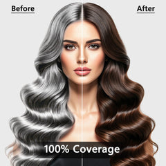 Mokasakiso shampoo tintado 3-en-1: color, limpieza y acondicionamiento.