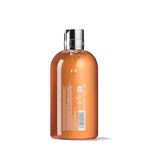 Molton Brown gel de ducha cítrico, espuma suave que deja la piel fresca