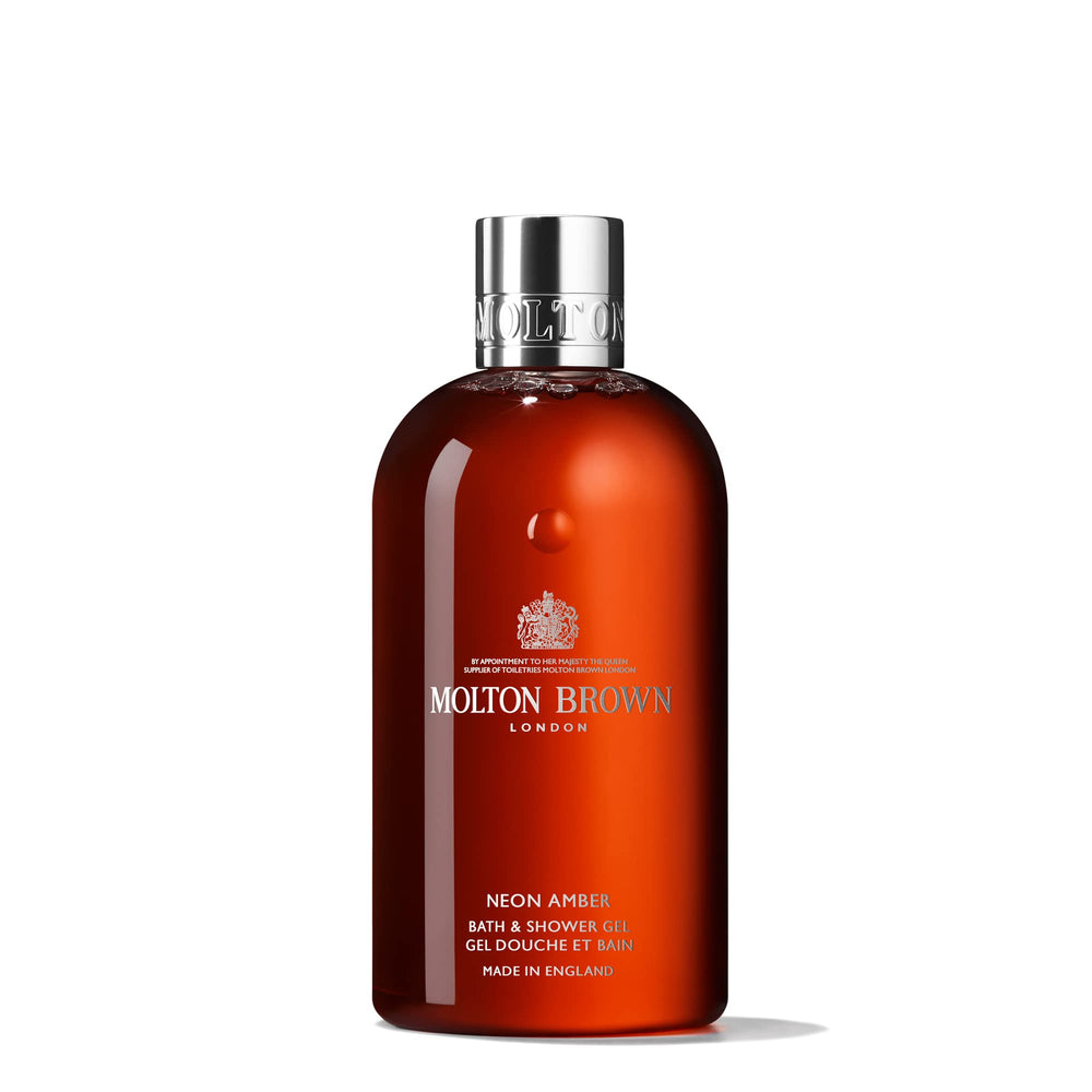 Molton Brown Neon Amber, gel de ducha, aroma envolvente para revitalizar la piel