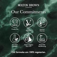 Molton Brown Reviviendo Romero: notas de romero, geranio y patchouli para una experiencia sensorial.