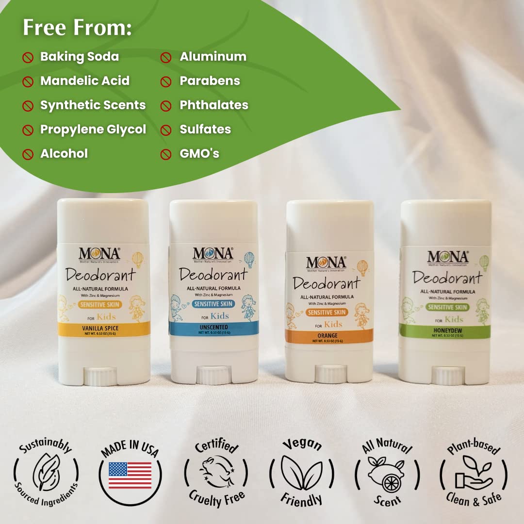 Conjunto de 4 fragancias para elegir, experiencia fresca para niñas y niños.