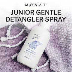 MONAT Junior Gentle Detangler: fórmula suave para uso diario del cuero cabelludo.
