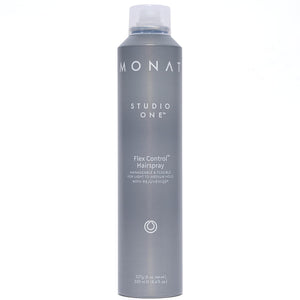 MONAT Studio One Flex Control spray para pelo con fijación liviana ideal para diario.