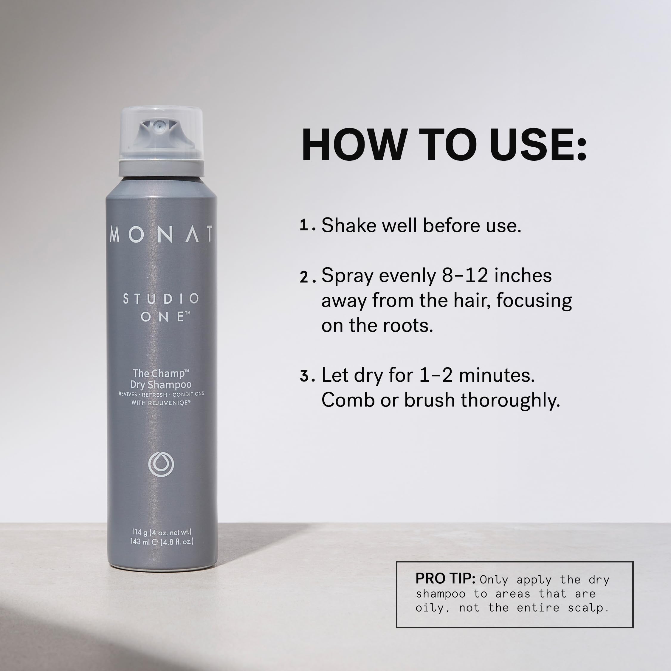 MONAT The Champ producto compacto apto para viajes