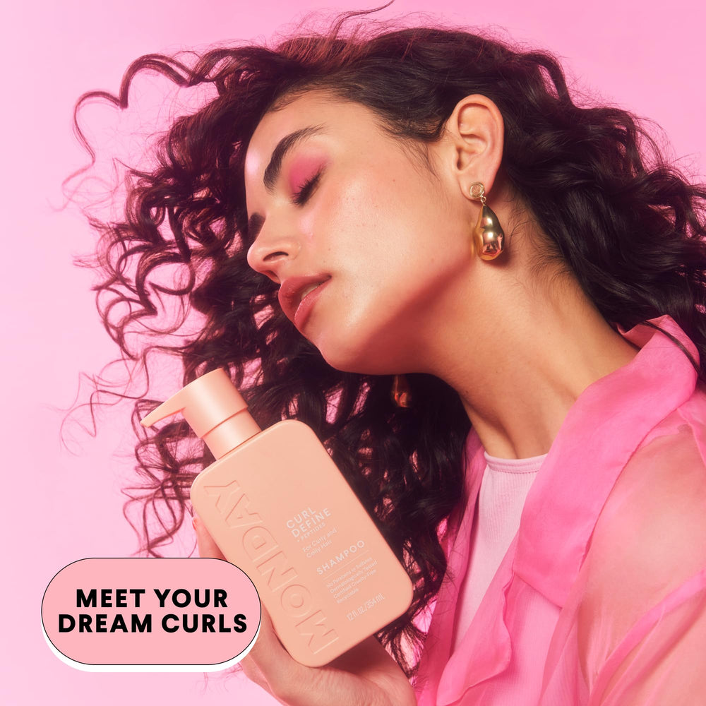 MONDAY HAIRCARE CURL DEFINE champú con provitamina-b5 para brillo
