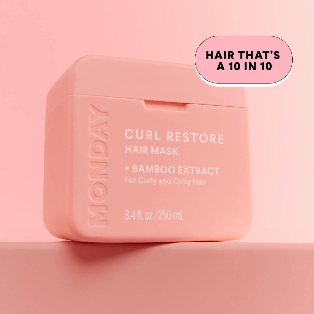 MONDAY HAIRCARE CURL RESTORE: envase reciclable para consumo responsable