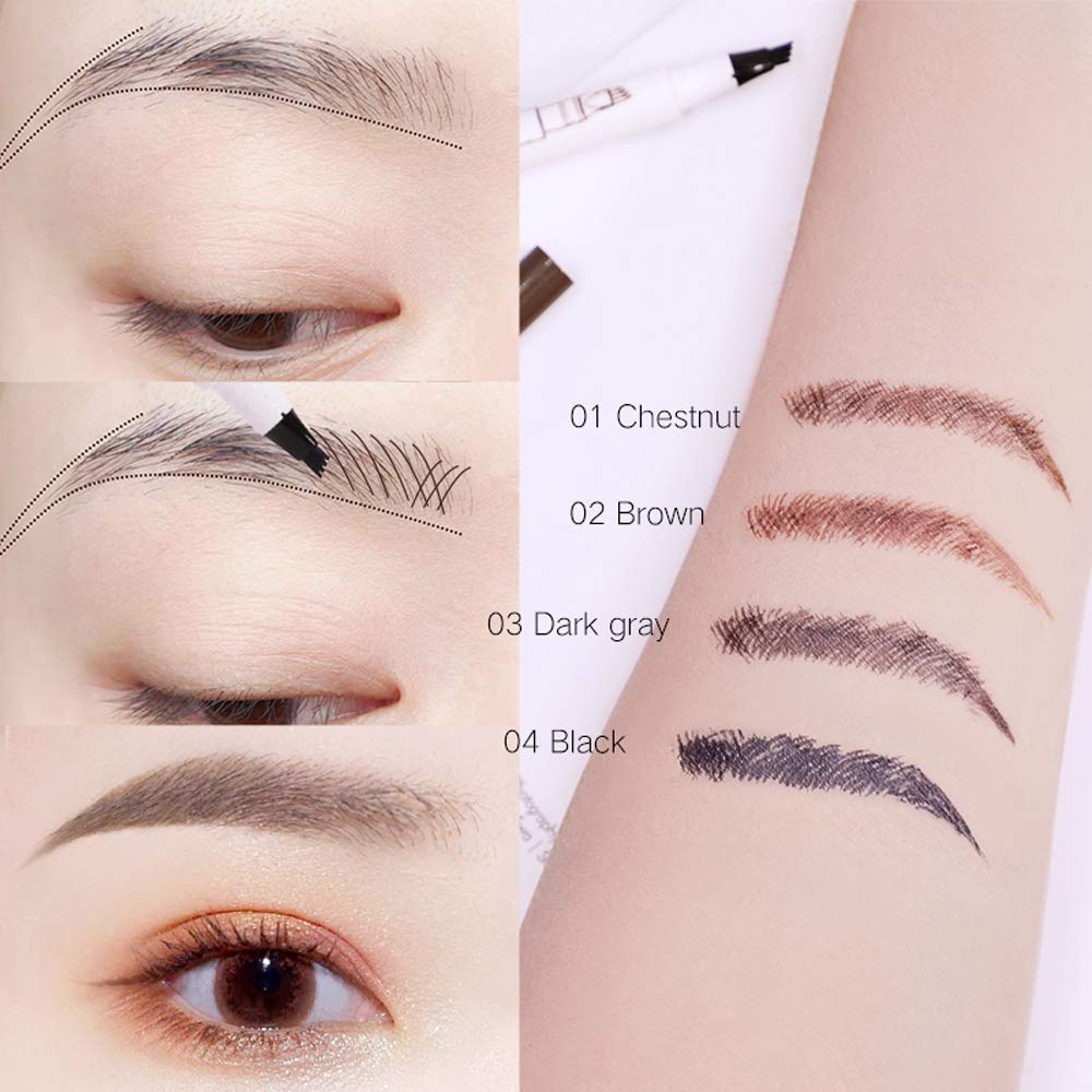 MoonKong cejas definidas, efecto pelo real para mayor naturalidad
