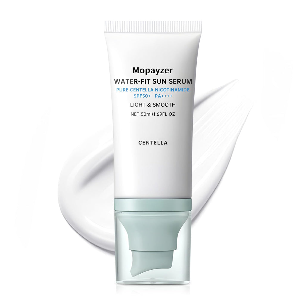 Mopayzer Centella Sunscreen, bote frontal: protección diaria frente al sol