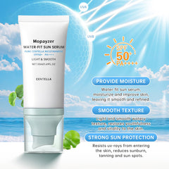 Textura gel ligera de Mopayzer Centella Sunscreen para aplicación suave