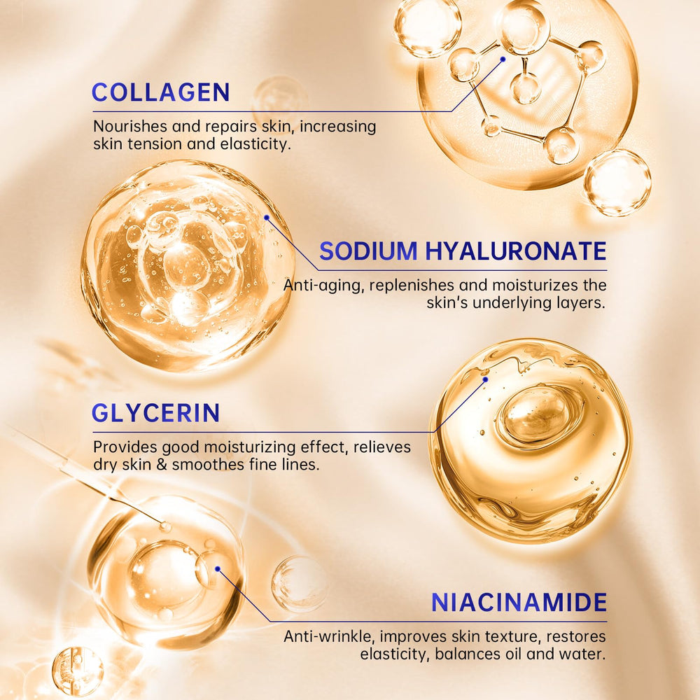 Mopayzer crema facial del conjunto con colágeno: hidrata y mejora elasticidad