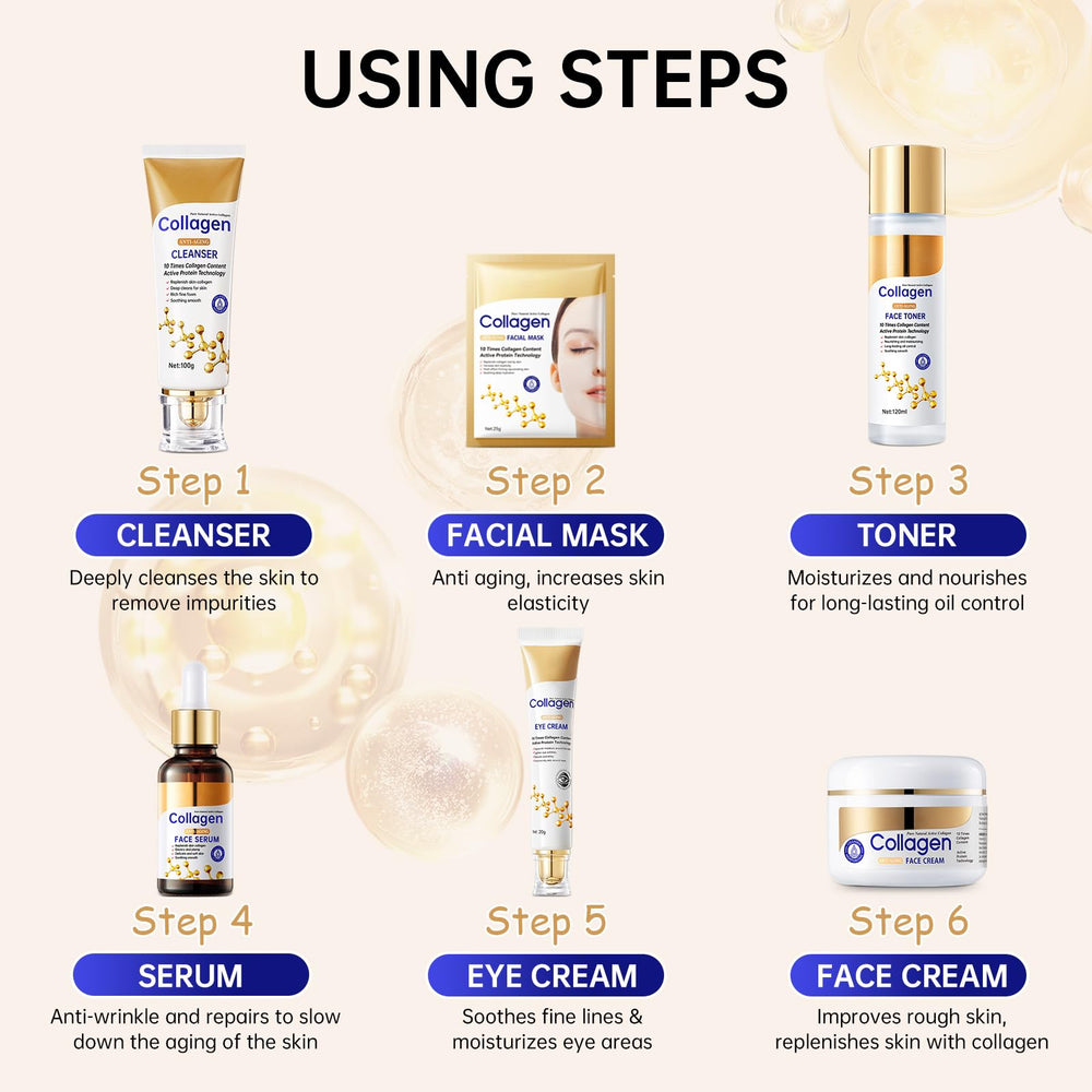 Mopayzer mascarillas faciales (2 unidades) con colágeno: nutrición y confort para la piel