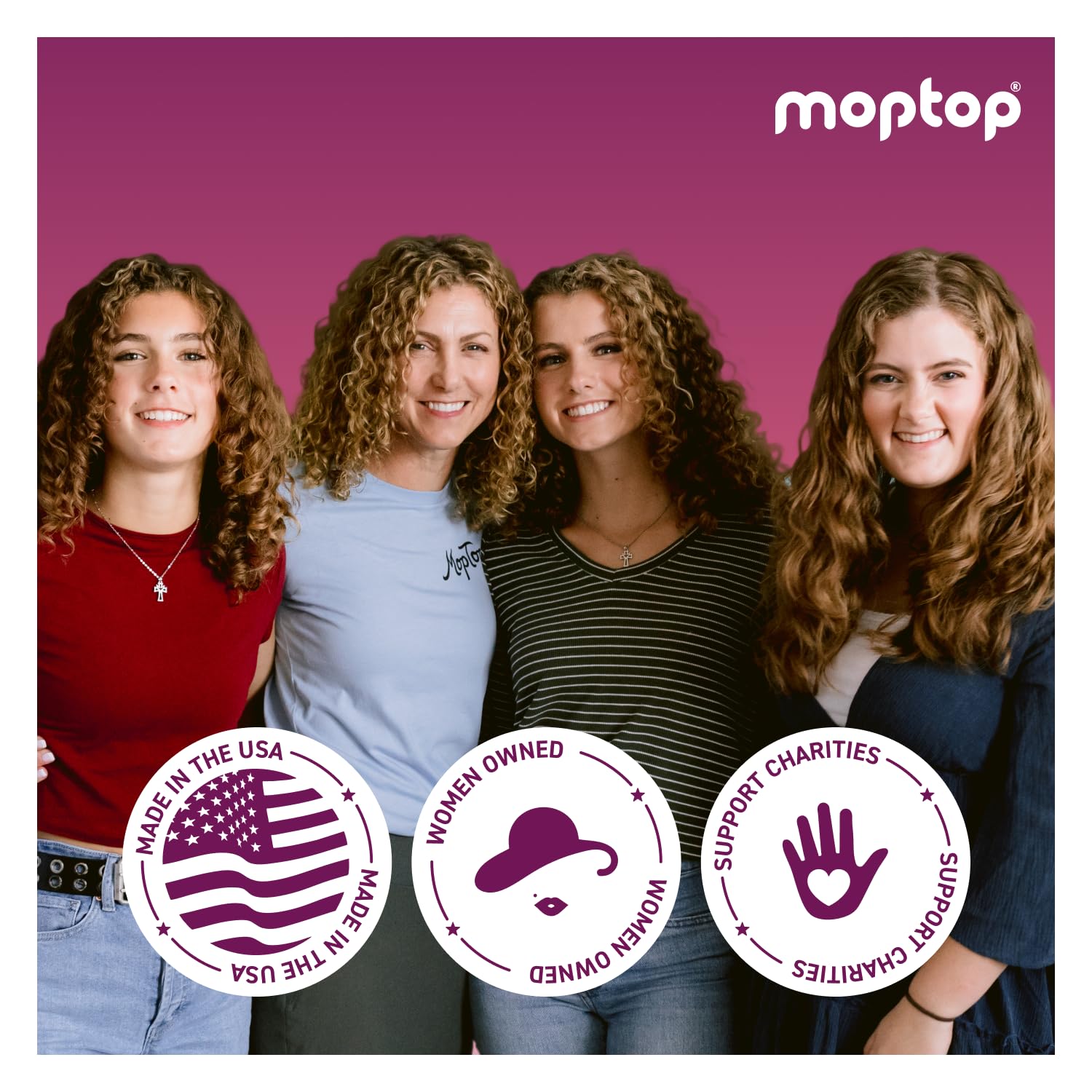 Aroma cítrico variado del MopTop Curl Enhancer para una experiencia fresca.