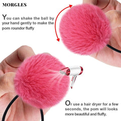 MORGLES pom pom tamaño 5 cm, acabado suave y resistente.