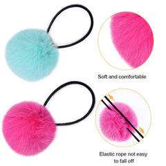 MORGLES pom pom para fiestas interiores, colorea cualquier peinado.
