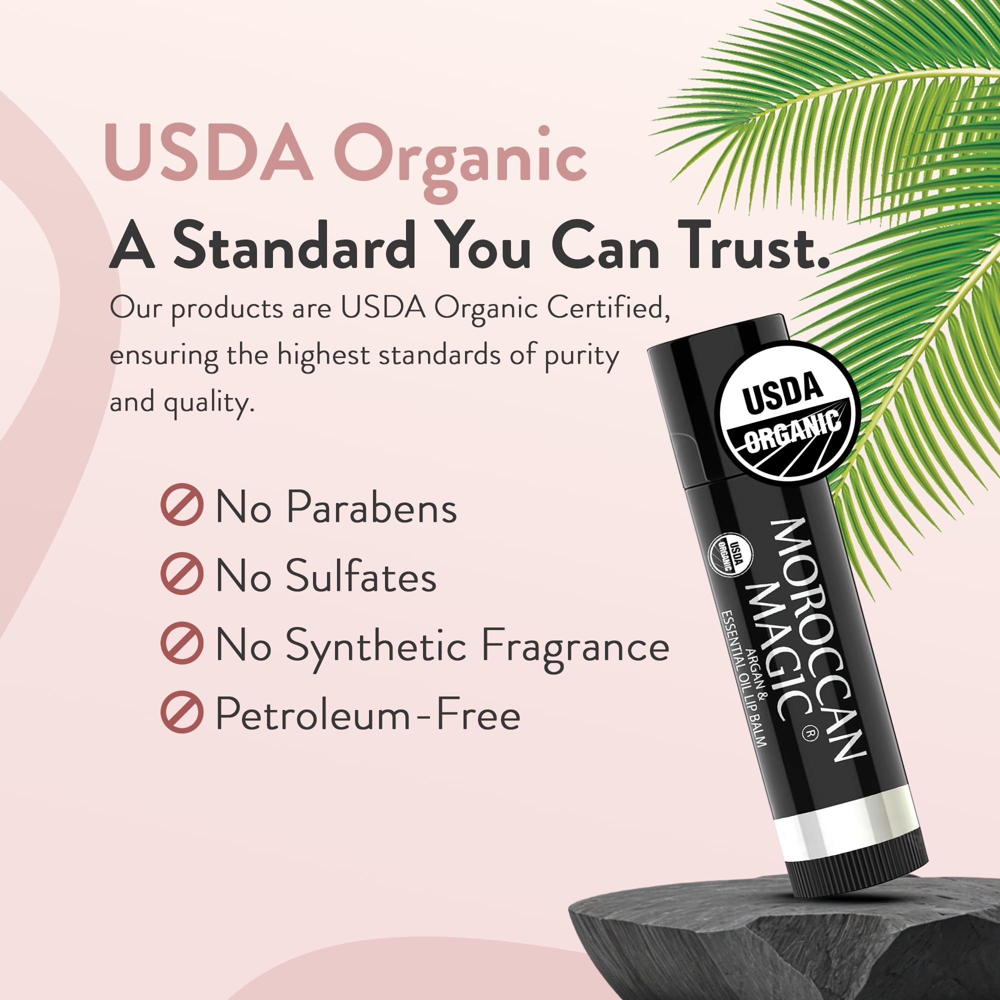 Moroccan Magic Balsamo Labial Argan organico nutre labios.