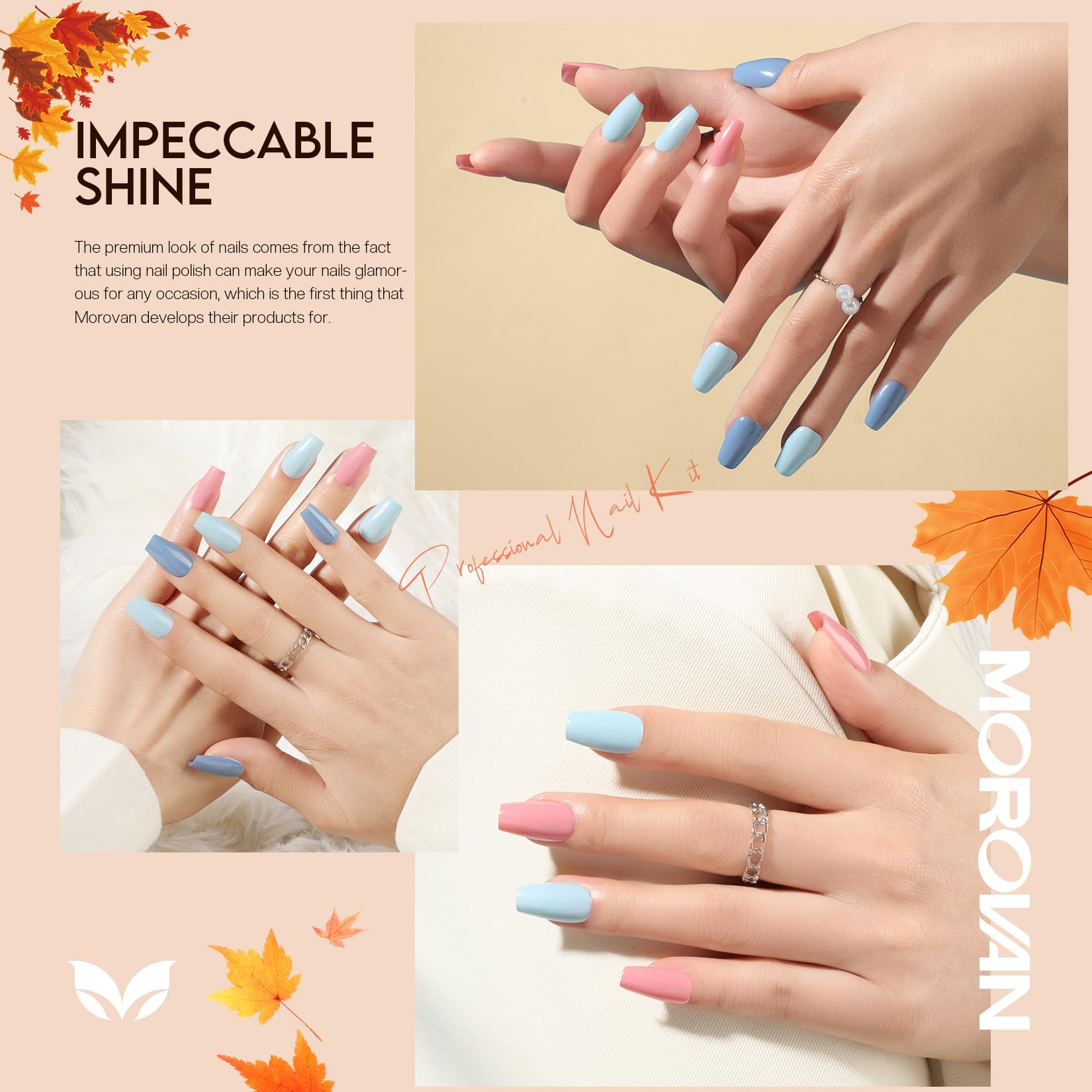 Esmalte Morovan de 0,25 oz para retoques rápidos.