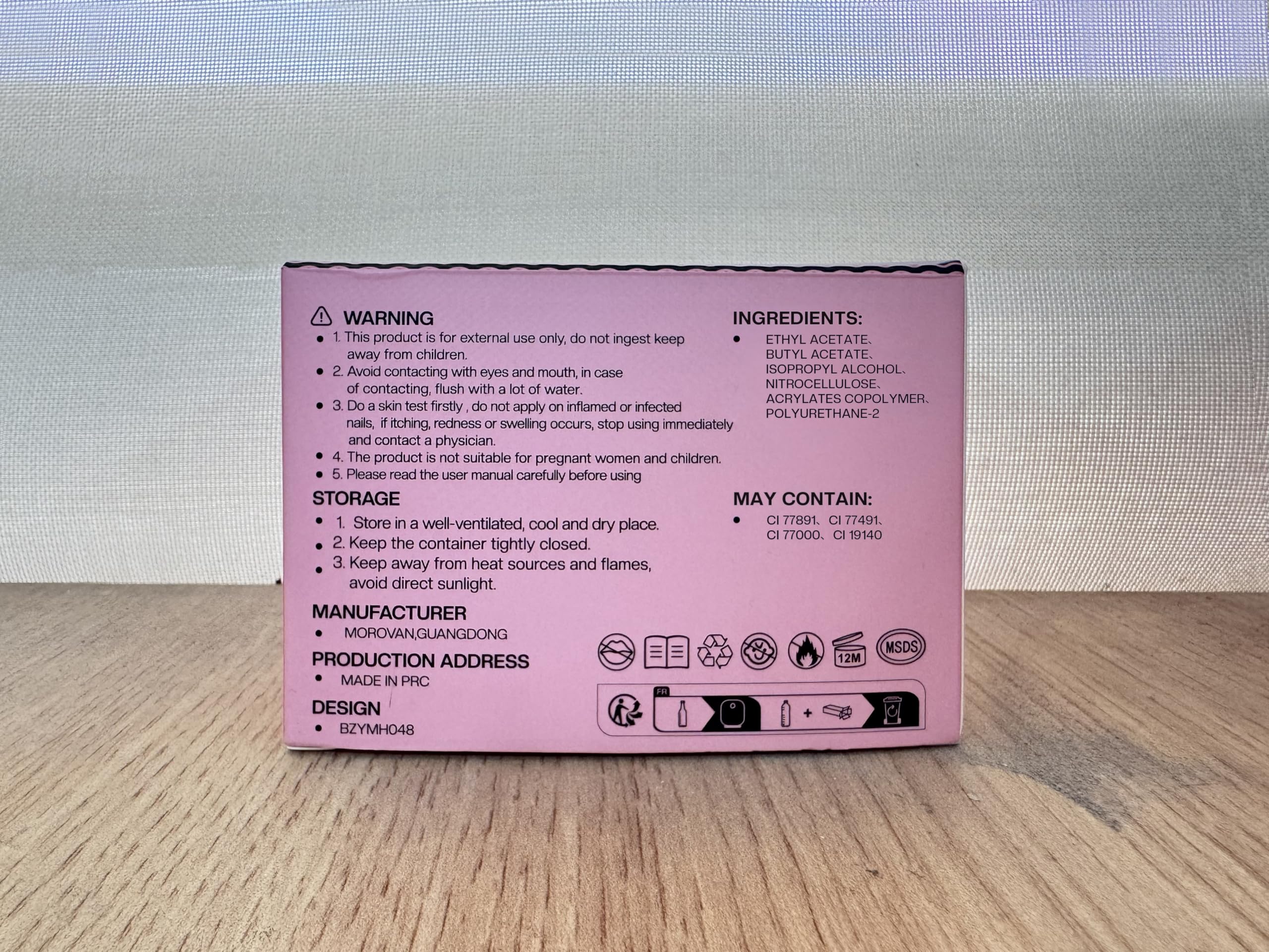 Morovan Esmalte caja-regalo perfecta para Halloween o cumpleaños.