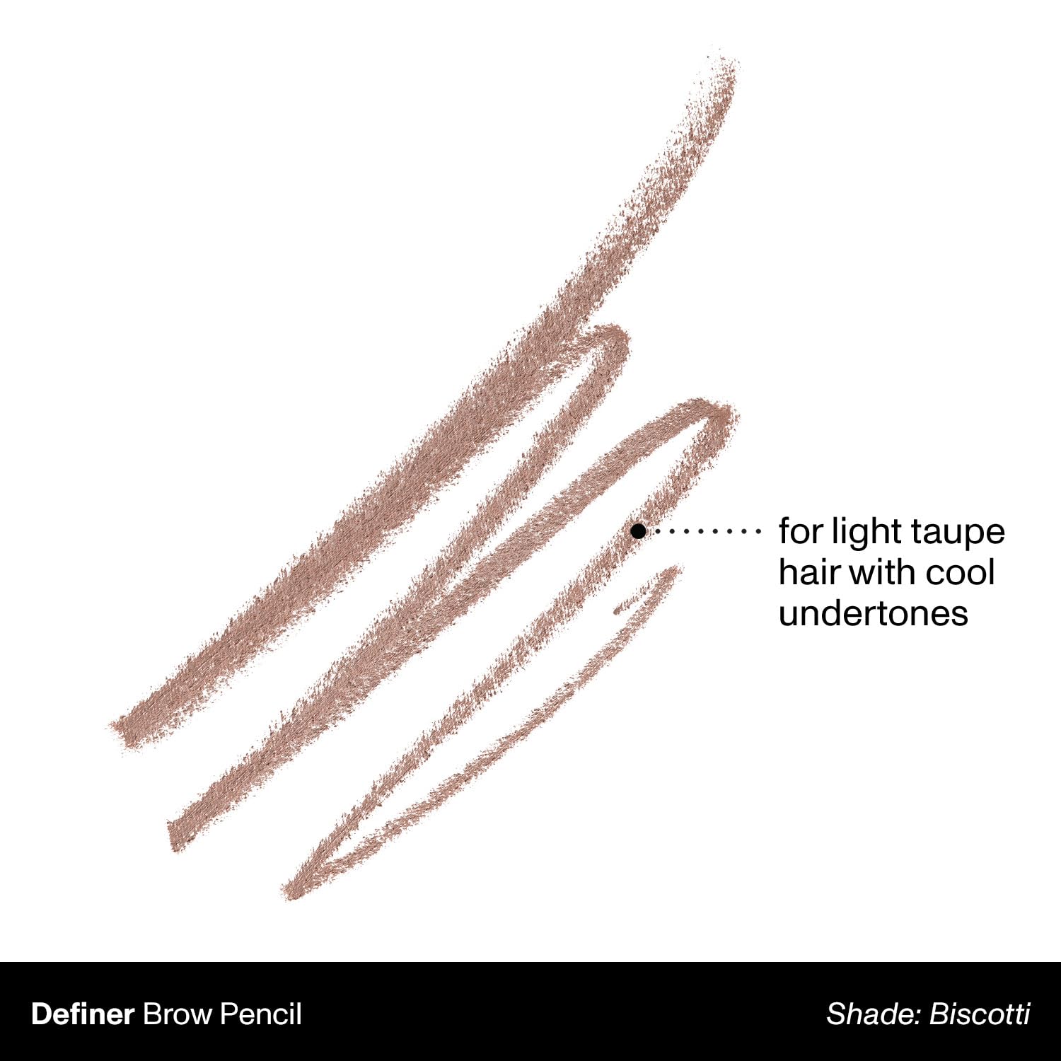 MORPHE Definer muestra tono Biscotti para una coincidencia natural con el cabello.