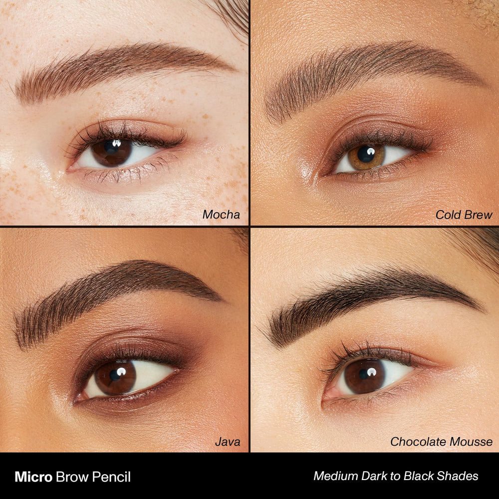 MORPHE Micro Dual Eyebrow Pencil: mecanismo retráctil para uso cómodo.