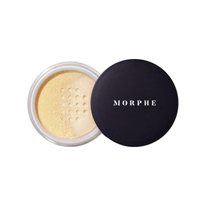 MORPHE Polvo Banana: recipiente que muestra la textura suave del producto.
