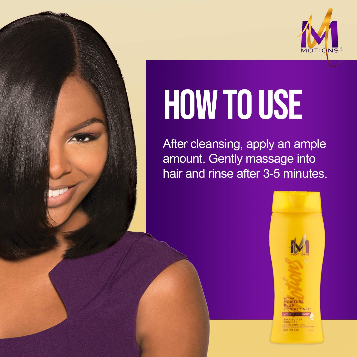 Motions humedad activa proteínas de seda: cabello suave.