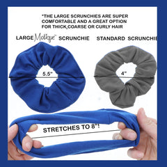 Motique Accessories scrunchies grandes, colores variados en conjunto de seis para combinar