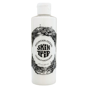 Mountain Ocean Skin Trip: botella de loción con coco para hidratación ligera y rápida.