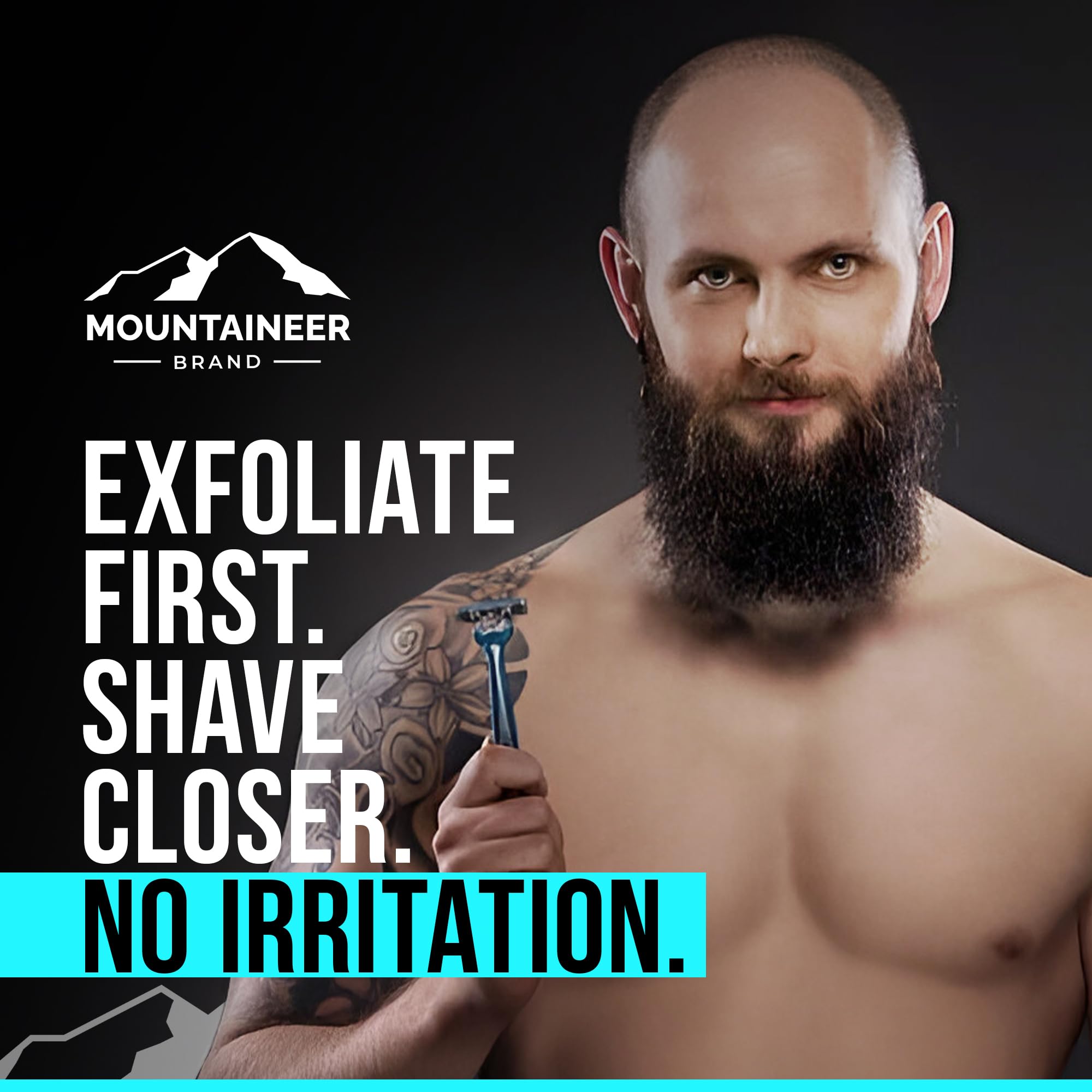 Mountaineer Brand bote 4 oz exfoliante natural, cuidado diario.
