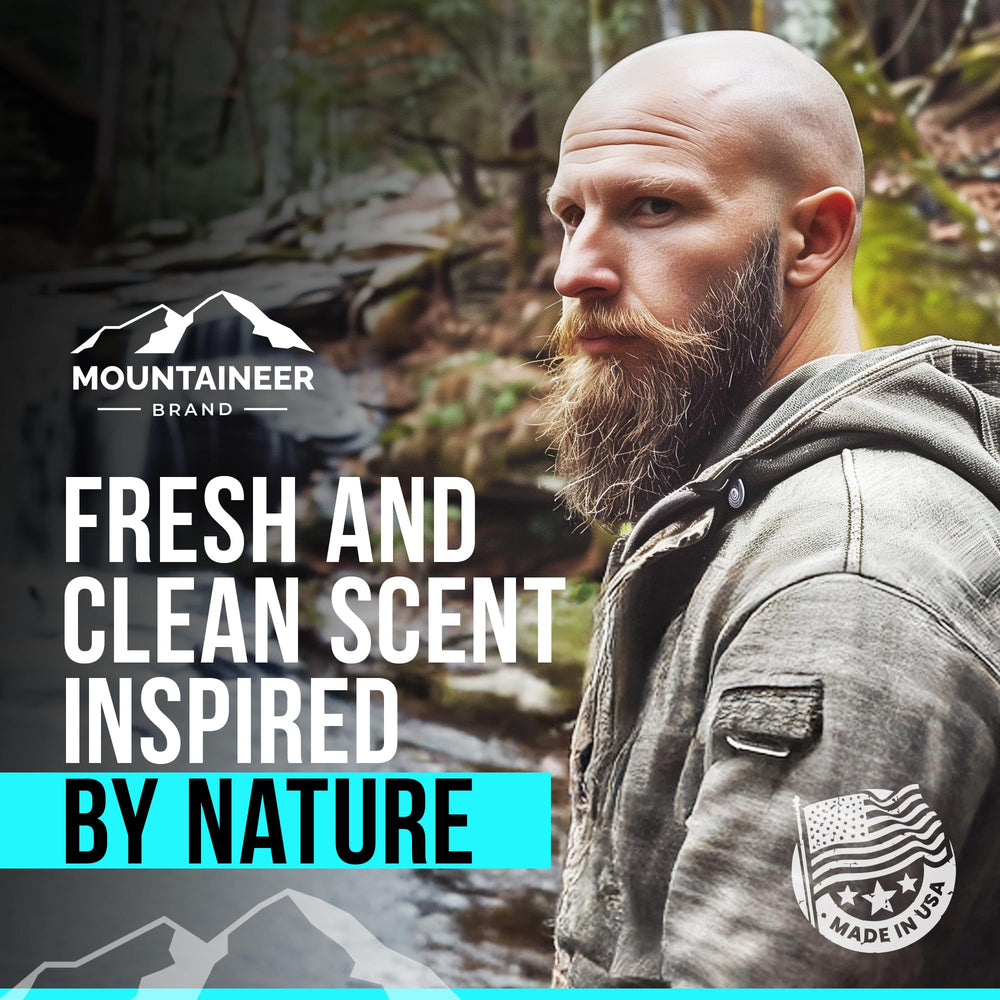 Mountaineer Brand exfoliante natural para cara y cuero cabelludo, efecto limpiador.