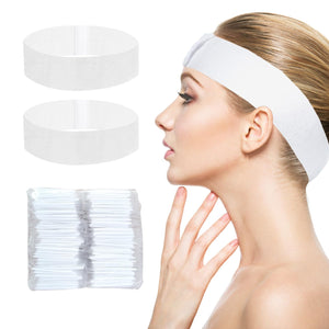MoyRetty diadema desechable para cuidado facial, mantiene el cabello alejado durante tratamientos.