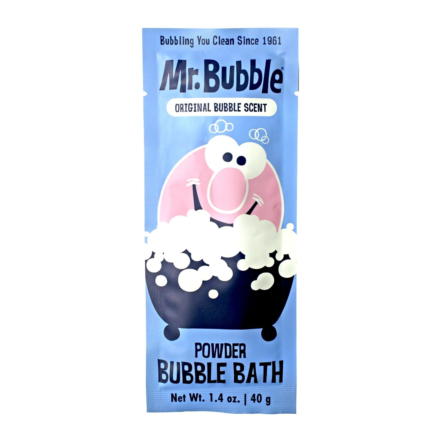 Mr. Bubble aroma original de chicle para el baño, sensación divertida.