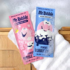 Mr. Bubble burbujas grandes y suaves en la bañera.