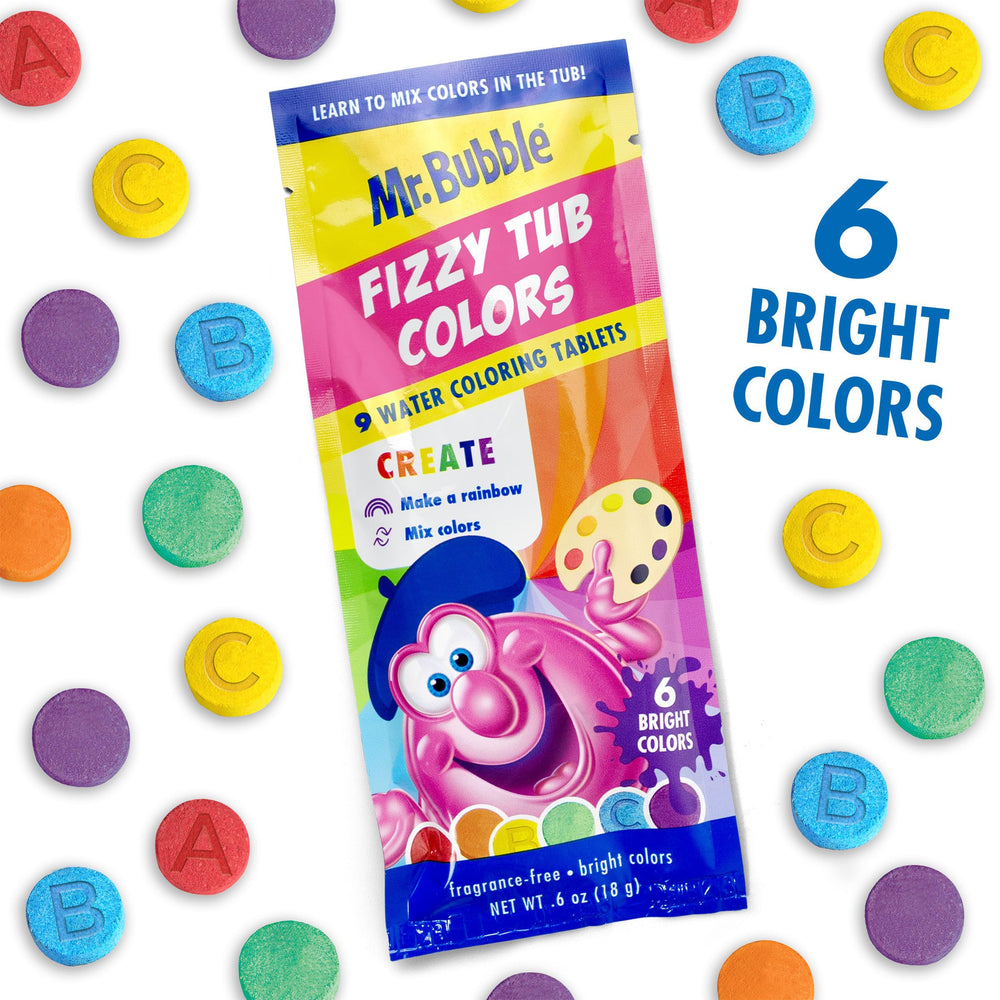 Mr. Bubble Colores Burbujeantes en naranja para mezclar colores