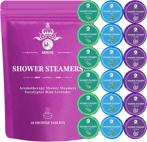 MR MIRYE bombas ducha eucalipto, aromaterapia para relajación en casa