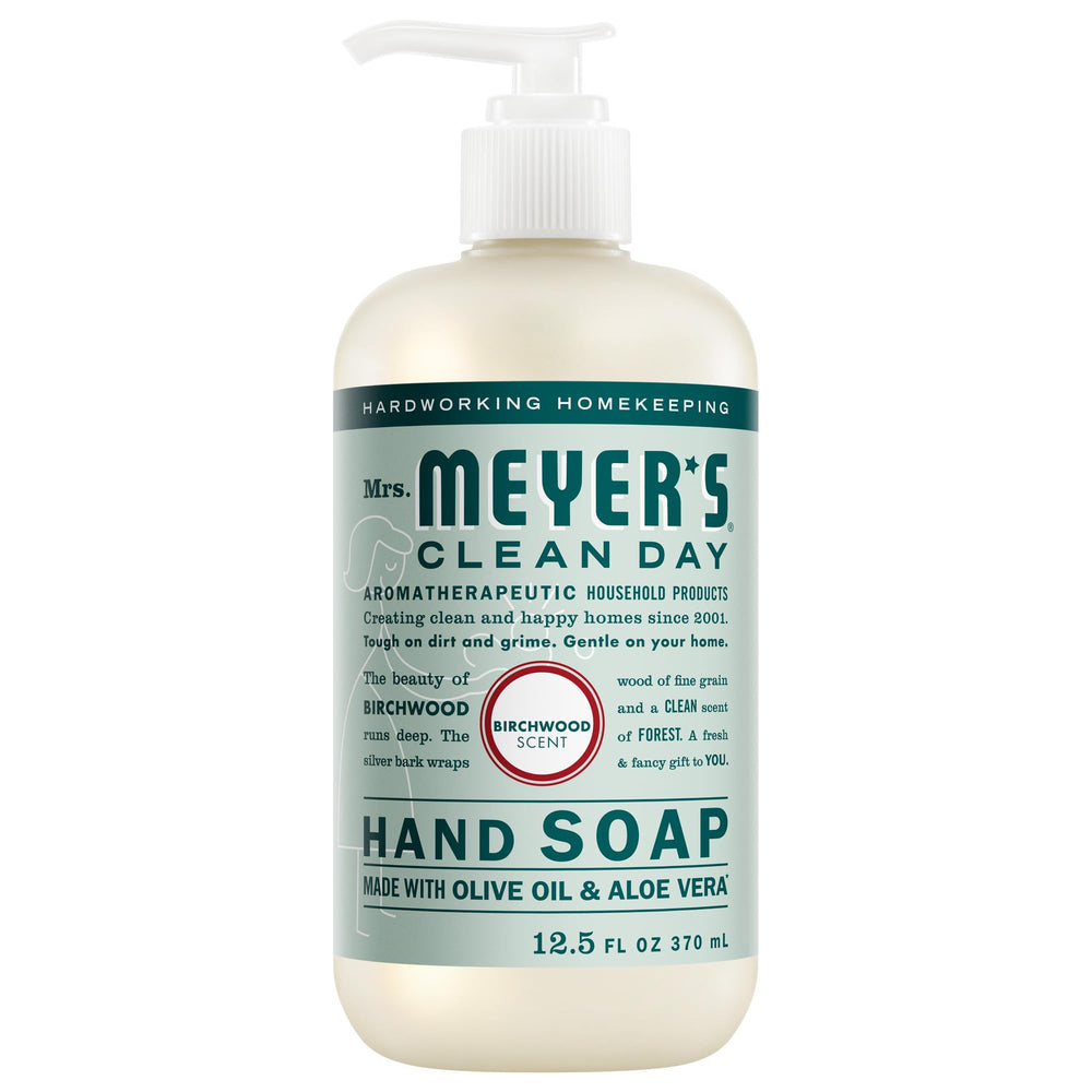 MRS. MEYER'S CLEAN DAY Birchwood, botella visible para lavado suave de manos