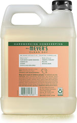 Jabón de manos de Mrs. Meyer's con aceite de oliva y aloe para piel suave.