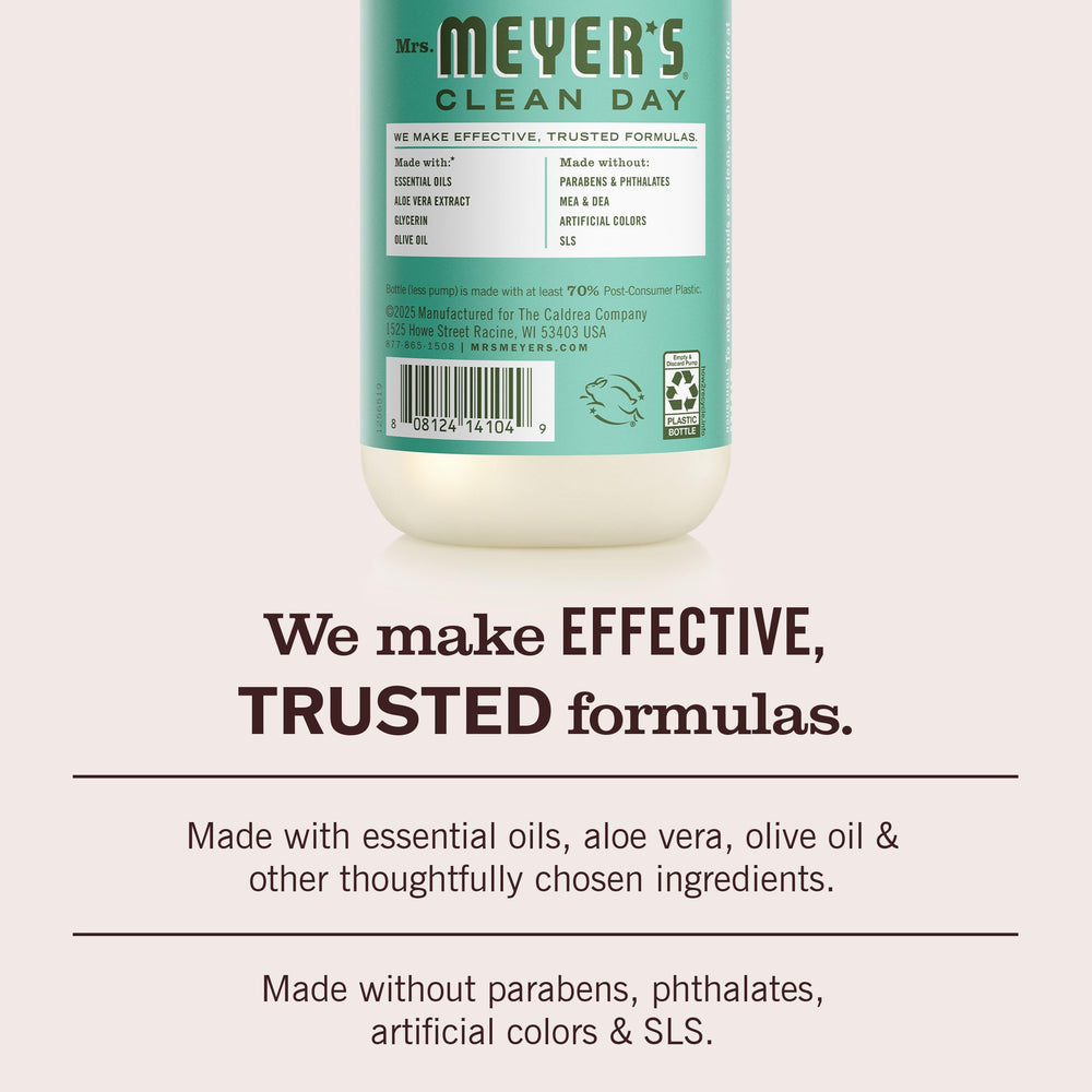 Lista de ingredientes naturales en el envase, sin parabenos ni colorantes.