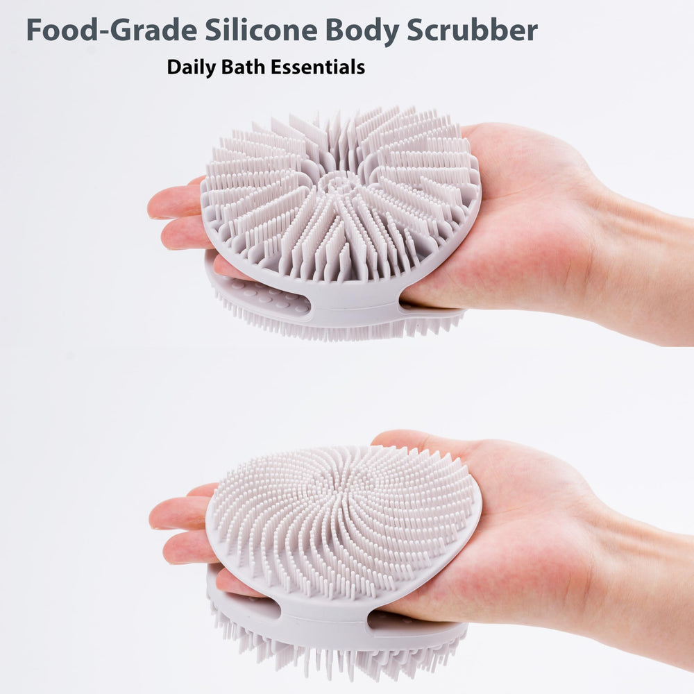 MtBoi cepillo cuerpo silicona suave: piel sensible limpia sin irritación
