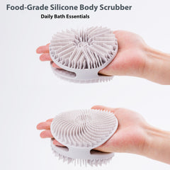 MtBoi cepillo cuerpo silicona suave: piel sensible limpia sin irritación