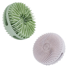 MtBoi dos-pack exfoliante silicona cuerpo: masaje suave durante la ducha