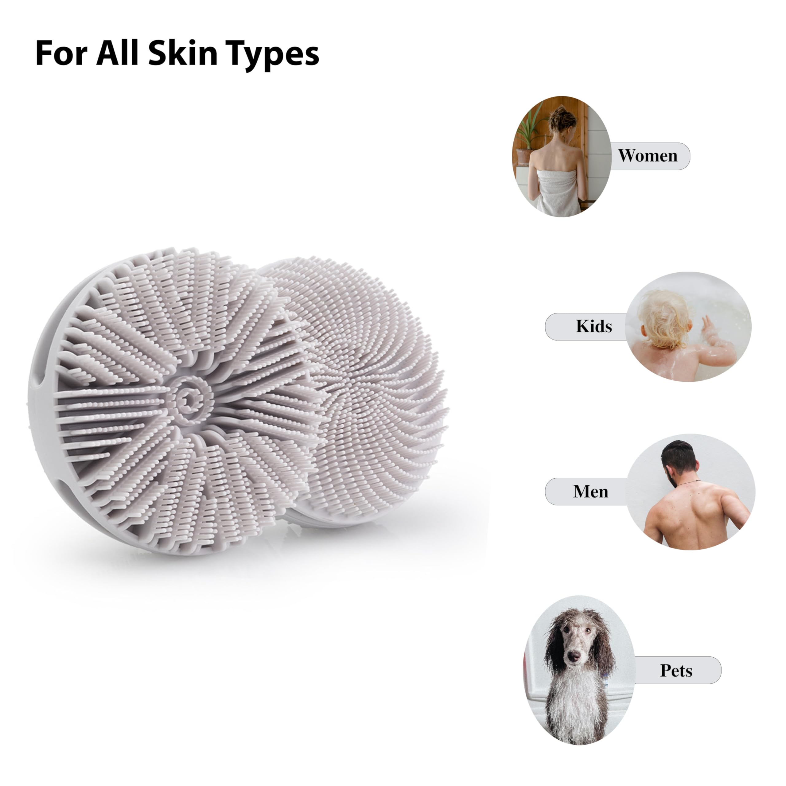 MtBoi exfoliante silicona: limpieza higiénica y secado fácil