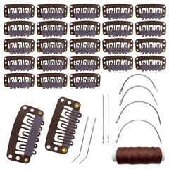 Clips Muiigood en forma U con 6 dientes y silicona para fijar peinados con suavidad