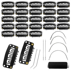 Clips U de 32 mm de MUIIGOOD para fijar pelucas con seguridad.