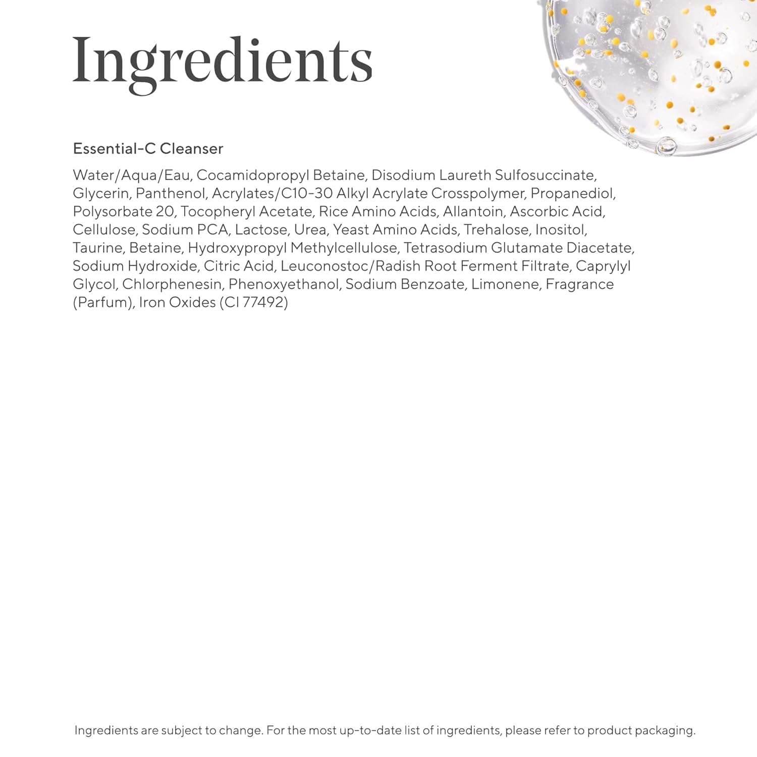 Murad Essential-C fórmula sin parabenos ni gluten