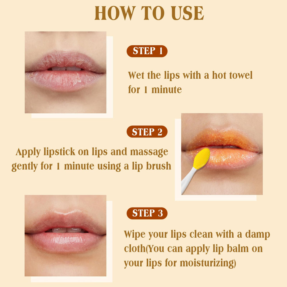 Murend textura suave y rosada para labios saludables.
